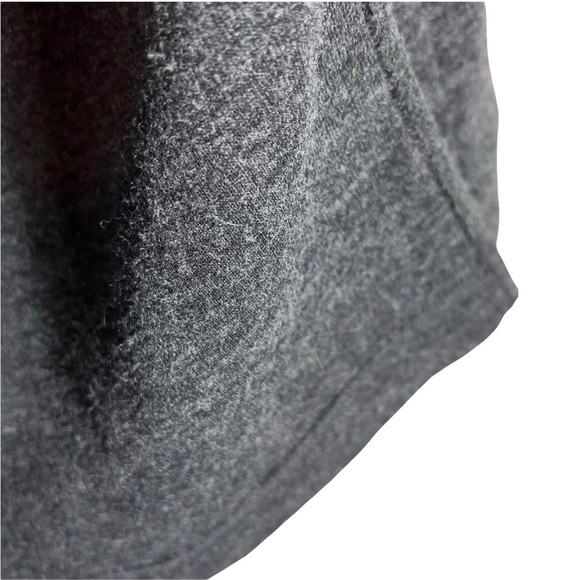 Madewell Slate Charcoal Gray Knit Popover Deep Plunging V-Neck Sweater Size M - Picture 10 of 17